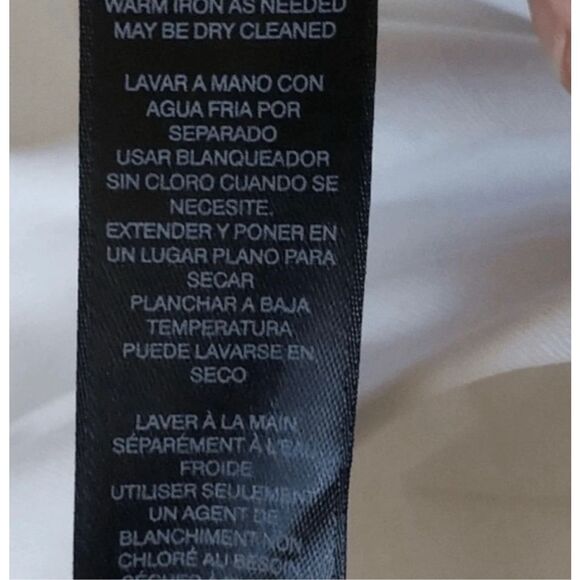 Chico's Grey Metallic Knit 3/4 Sleeve Cold Shoulder Tunic Size 2(L) Pullover - Picture 10 of 13